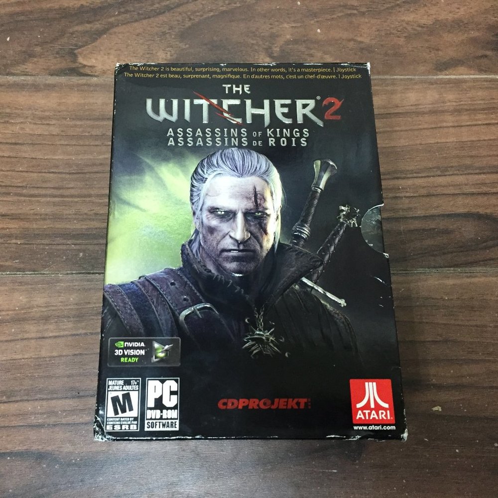 The Witcher 2 Assassins Of Kings PC DVD ROM ATARI Video Game